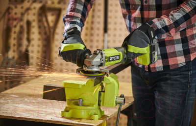 Угловая шлифовальная машина Ryobi RAG18125-0 / 5133005403 (без батареи)