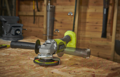 Угловая шлифовальная машина Ryobi RAG18125-0 / 5133005403 (без батареи)