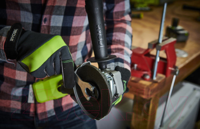 Угловая шлифовальная машина Ryobi RAG18125-0 / 5133005403 (без батареи)