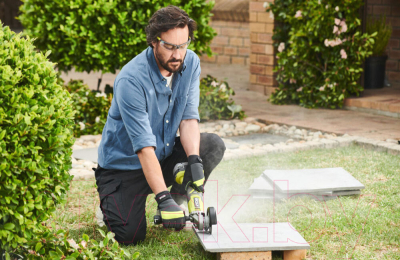 Угловая шлифовальная машина Ryobi RAG18125-0 / 5133005403 (без батареи)