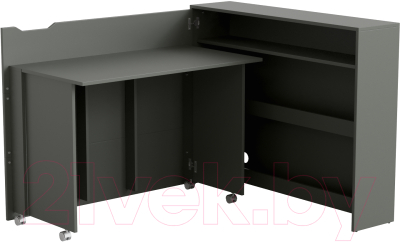 Письменный стол Mio Tesoro Luis (серый графит) - фото