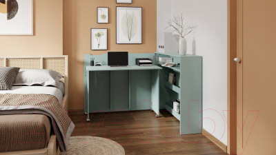 Письменный стол Mio Tesoro Luis (сумеречный голубой)