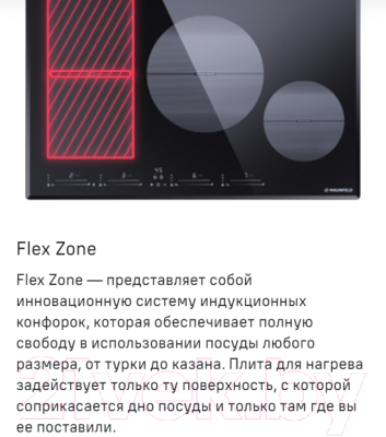 Индукционная варочная панель Maunfeld CVI804SFBK LUX