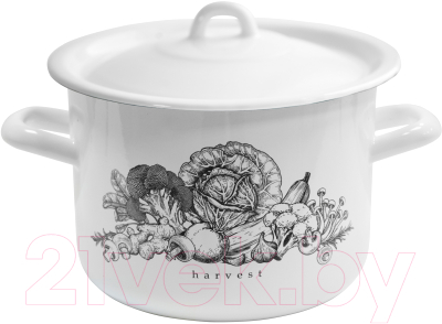 Кастрюля Лысьвенские эмали Harvest 16081Бч/4 - фото