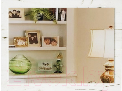 Зеркало Памир Беатрис (крафт белый) - фото