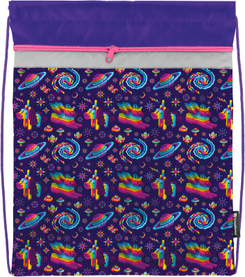 Мешок для обуви Schoolformat Безумный стиль / МОМК-БС - фото