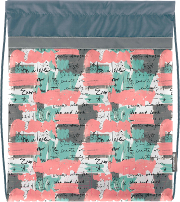 Мешок для обуви Schoolformat Пастельный паттерн / МОМ-ПТП - фото