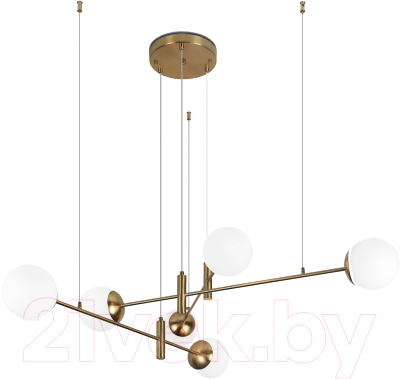 Люстра Евросвет 70146/6 (латунь) - фото