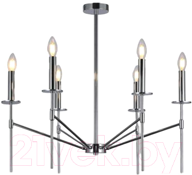 Люстра Евросвет 60142/6 (латунь) - фото