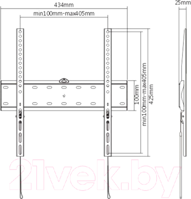 Кронштейн для телевизора Gembird WM-55F-02