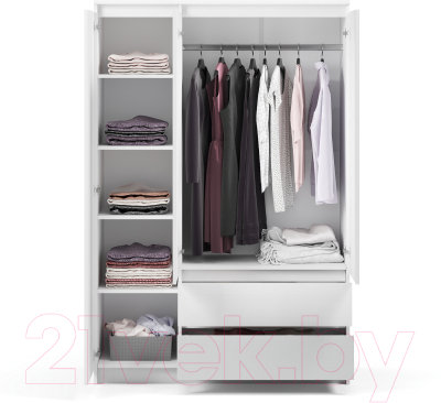 Шкаф ГМЦ ШК-3 (белый)