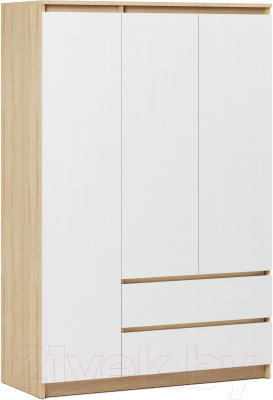 Шкаф ГМЦ ШК-3 (дуб сонома/белый) - фото