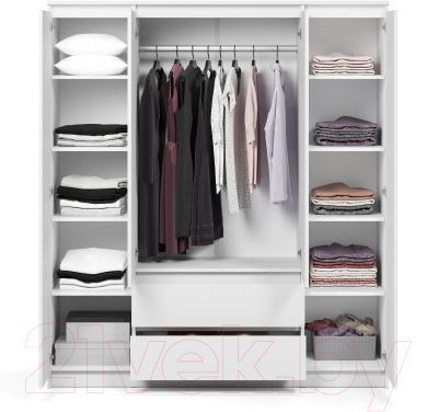 Шкаф ГМЦ ШК-4 (белый)