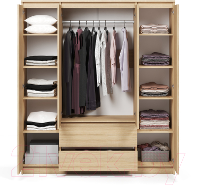 Шкаф ГМЦ ШК-4 (дуб сонома)