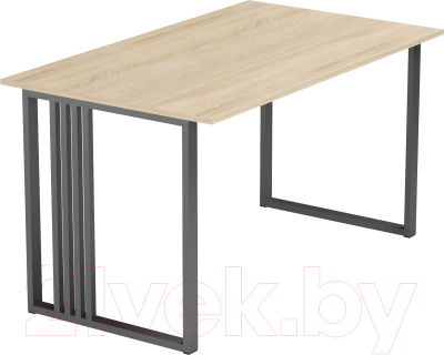 Письменный стол Mio Tesoro Франко 120x70 (дуб сонома/черный) - фото