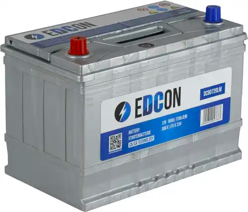 Автомобильный аккумулятор Edcon DC90720LM - фото