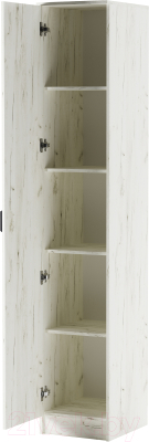 Шкаф-пенал Памир Беатрис Соло (крафт белый/антрацит)