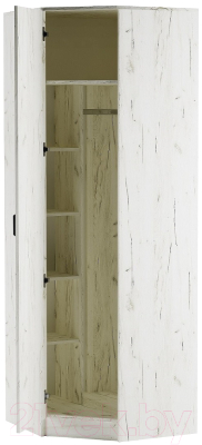 Шкаф Памир Беатрис угловой (крафт белый/антрацит)