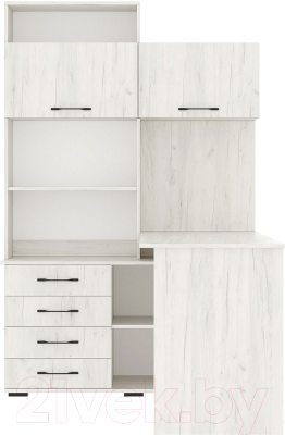 Письменный стол Памир ПКС-11 правый (крафт белый)