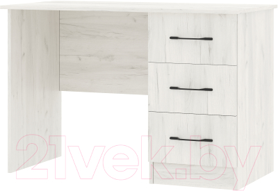 Письменный стол Памир ПКС-3 (крафт белый) - фото