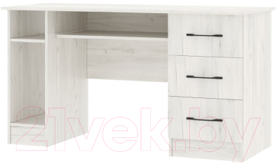 Письменный стол Памир ПКС-4 (крафт белый) - фото