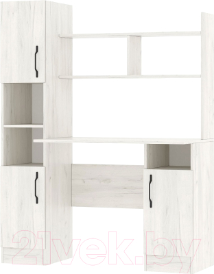 Письменный стол Памир ПКС-6 (крафт белый) - фото