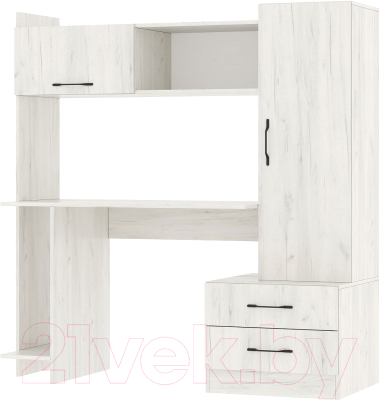 Компьютерный стол Памир ПКС-7 (крафт белый) - фото