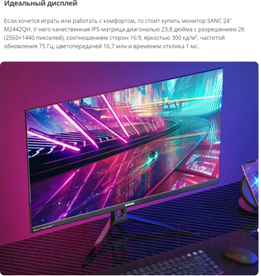 Монитор Sanc 24