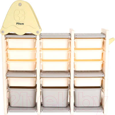 Стеллаж Pituso С ящиками / FE-SN-SW004