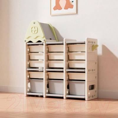 Стеллаж Pituso С ящиками / FE-SN-SW004