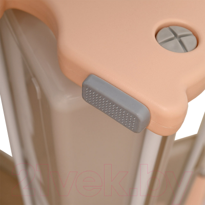 Стеллаж Pituso Медвежонок с ящиками / L-XXSNJ13 (розовый/персик)