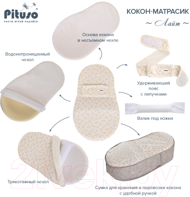 Матрас-кокон Pituso КН3/19