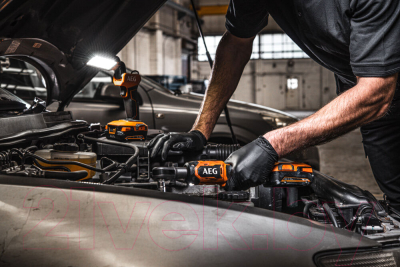 Аккумуляторная трещотка AEG Powertools BSS18R38BL-0 / 4935480053 (без батареи)