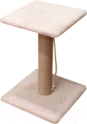 Лежанка-когтеточка Bast С полкой 50