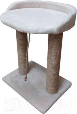 Лежанка-когтеточка Bast С овальной полкой 55 - фото