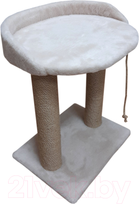 Лежанка-когтеточка Bast С овальной полкой 55