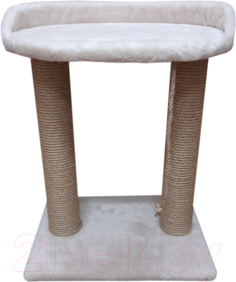 Лежанка-когтеточка Bast С овальной полкой 55