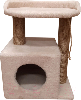 Комплекс для кошек Bast С овальной полкой 55 - фото