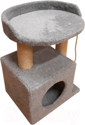 Комплекс для кошек Bast С овальной полкой 55