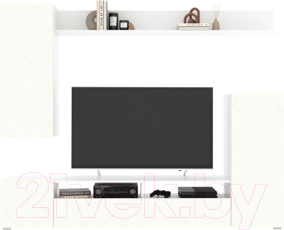 Горка Интерлиния Neo-5 (белый/белая шагрень) - фото