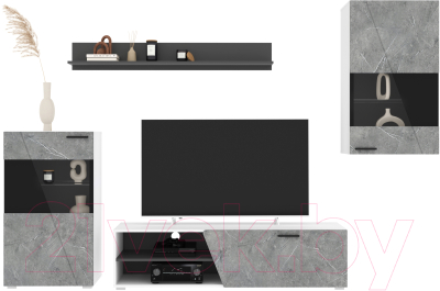 Горка Интерлиния Neo-6 без подсветки (белый/керамика) - фото