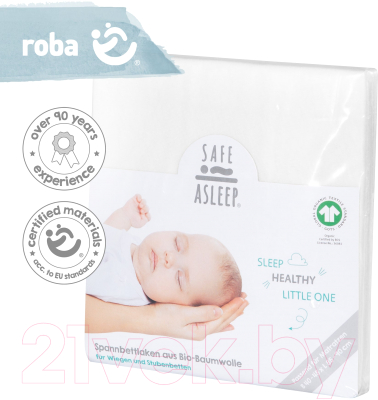 Простыня для малышей Roba Safe Asleep / 0262GJWE