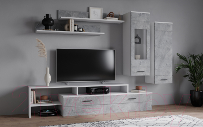 Горка Интерлиния Neo-7 без подсветки (белый/керамика)