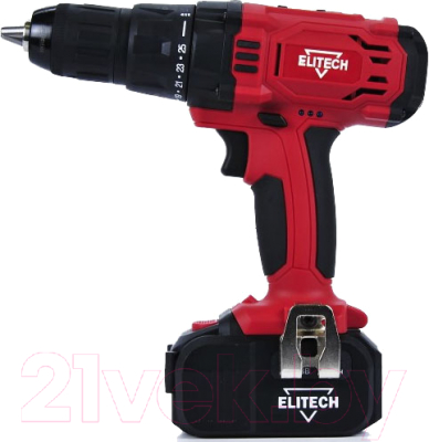 Аккумуляторная дрель-шуруповерт Elitech ДА 18СЛ2 (Е2201.006.02)