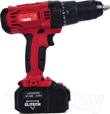 Аккумуляторная дрель-шуруповерт Elitech ДА 18СЛ2 (Е2201.006.02)