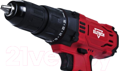 Аккумуляторная дрель-шуруповерт Elitech ДА 18СЛ2 (Е2201.006.02)