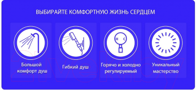 Душевая система со смесителем Frap F2471-9