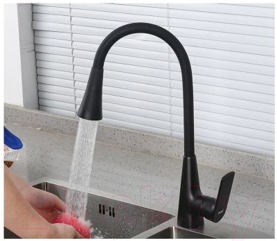 Смеситель Frap F4471-6 (черный)