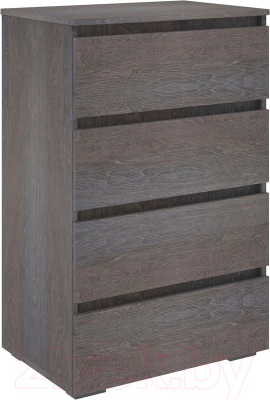 Комод Кортекс-мебель Бари 60 4ш (береза/береза/береза) - фото