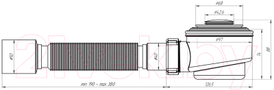 Сифон Ани Пласт Е415CLS